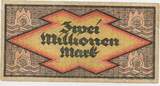 Deutsches Reich Weimar 2 Million Mark (2.000.000) Banknote Inflation 1923 GB569 - Aushilfsschein der Stadt Altona - Notgeld Paper Money Germany Stark gebrauchte Erhaltung