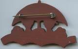 Österreich Salzburg Abzeichen Anstecknadel Bakelit nd. um 1940 GY125 - Salzburger Schnürlregen - Handarbeit Sehr Schön - Vorzüglich