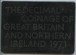 Großbritannien Great Britain Original Kursmünzensatz KMS 1971 GN627 - Original KMS - 6 Coins Mint Set United Kingdom Polierte Platte in Original Box