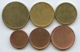 Europa 1,2,5,10,20,50 Cents Ronden ungeprägt nd. G6743 - Schrötlinge, Rondellen Lot alle ungeprägt Sehr schön - Vorzüglich