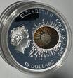 Cook Inseln 10 Dollars mit kolorierter Glasintarsie 2012 GS577 - Windows of History - RMS Titanic Cook Islands Prooflike in original Kapsel