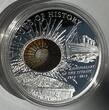 Cook Inseln 10 Dollars mit kolorierter Glasintarsie 2012 GS577 - Windows of History - RMS Titanic Cook Islands Prooflike in original Kapsel