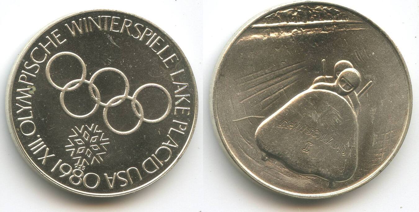 Vereinigten Staaten von Amerika Silbermedaille Olympiade 1980 GX1042 ...