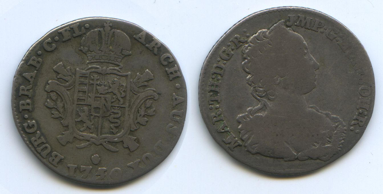 Österreich Niederlande 1750 R Antwerpen 1/8 Dukaton 1750 Maria