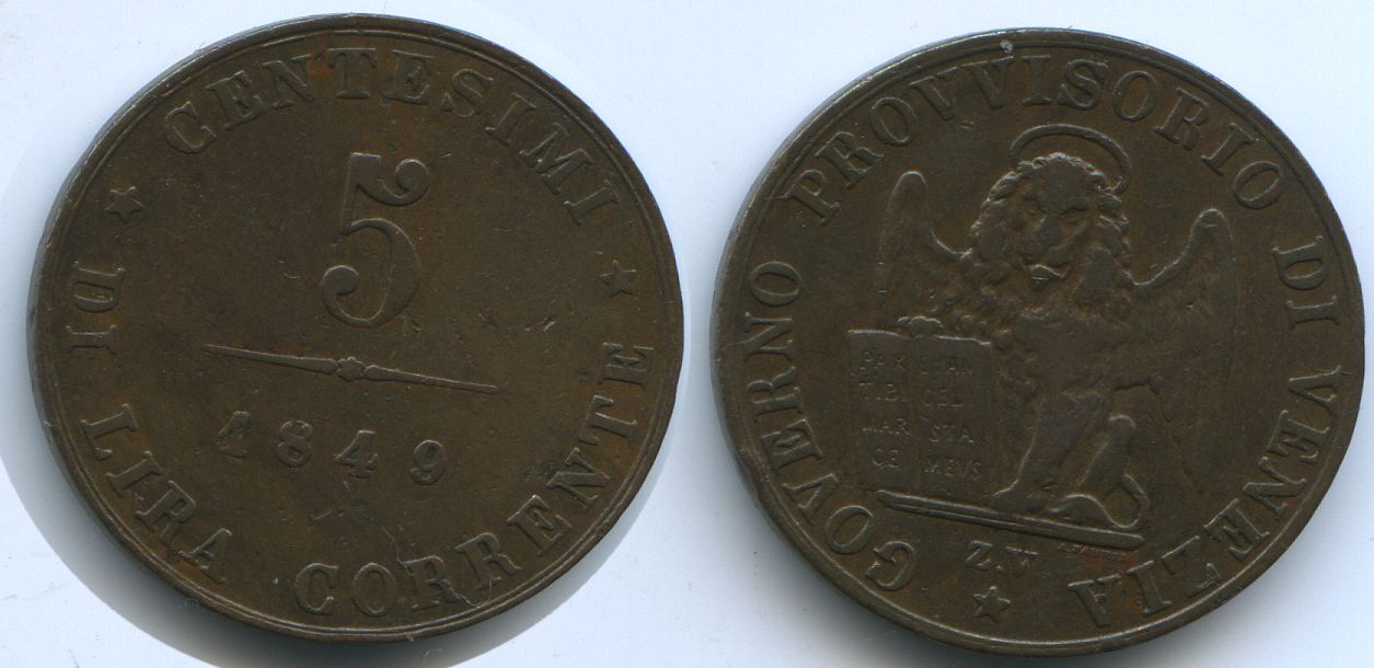 Italien Aufständische Venedig 1849 ZV Italien Aufständische Venezien