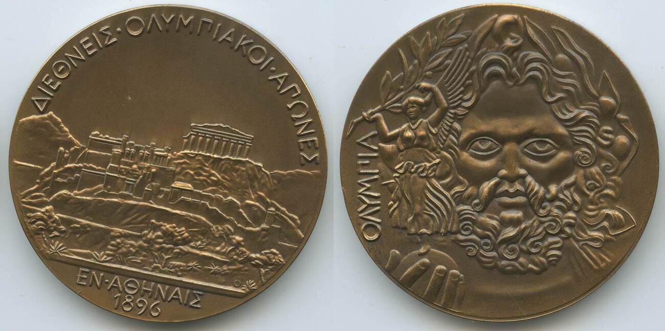 Griechenland Athen Bronzemedaille 1992 GY401 Olympiade Siegermedaille