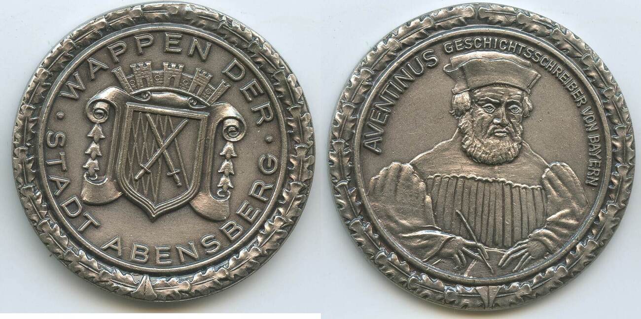 Deutschland Bundesrepublik Bayern Medaille Nd M 7414 Wappen Der 