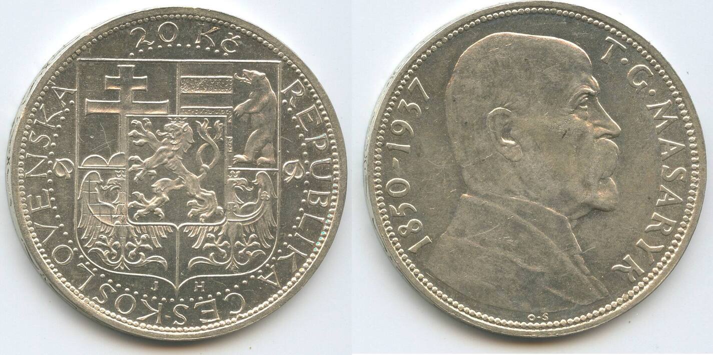 tschechoslowakei-20-korun-silber-1937-m-5750-president-masaryk-1850