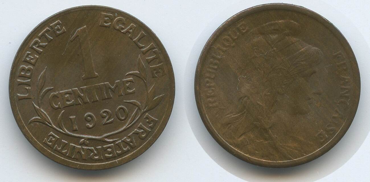 1 Cent Canada 1920 - Petite Cent En Bronze - KM#28 - Monnaie De Circulation