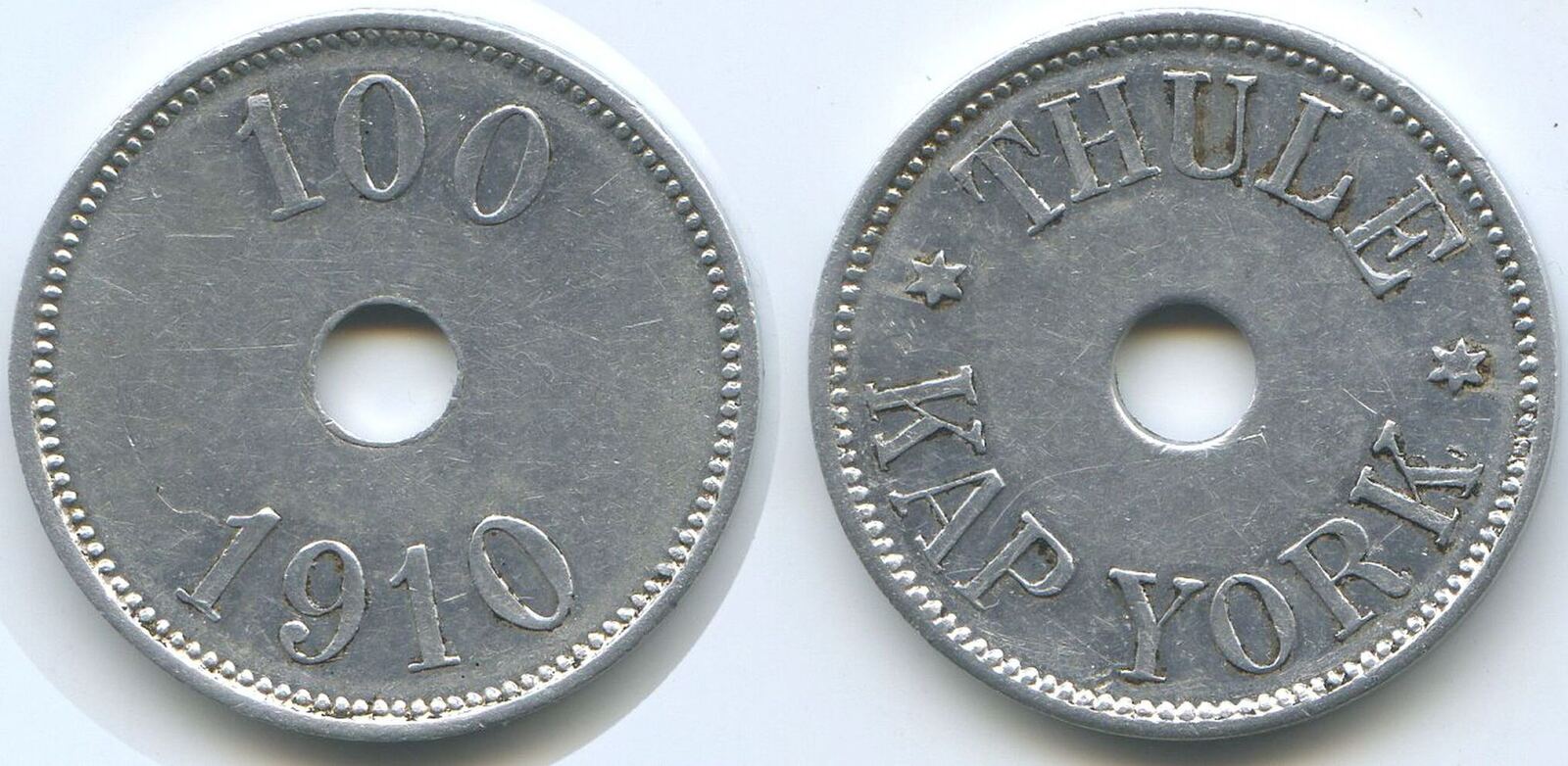Grönland ThuleKap York 100 Öre (100 Øre ) 1910 G8307 Greenland