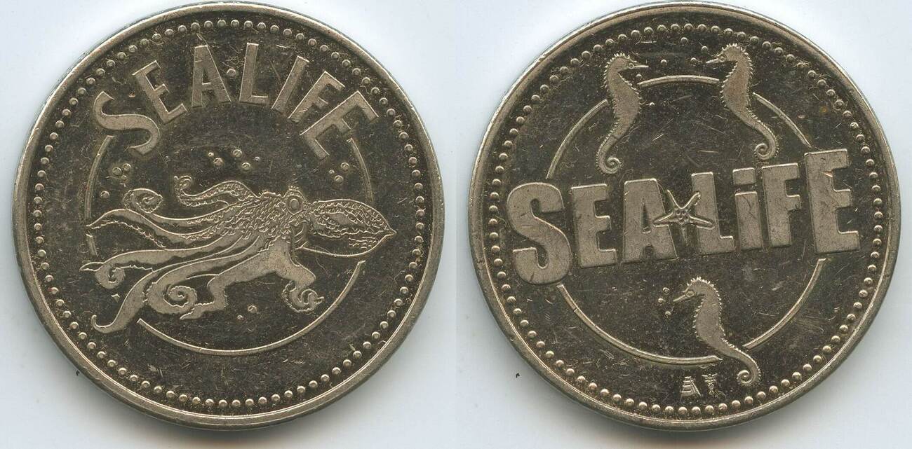 Deutschland Bundesrepublik Medaille SeaLife Souvenir Token nd. G13217