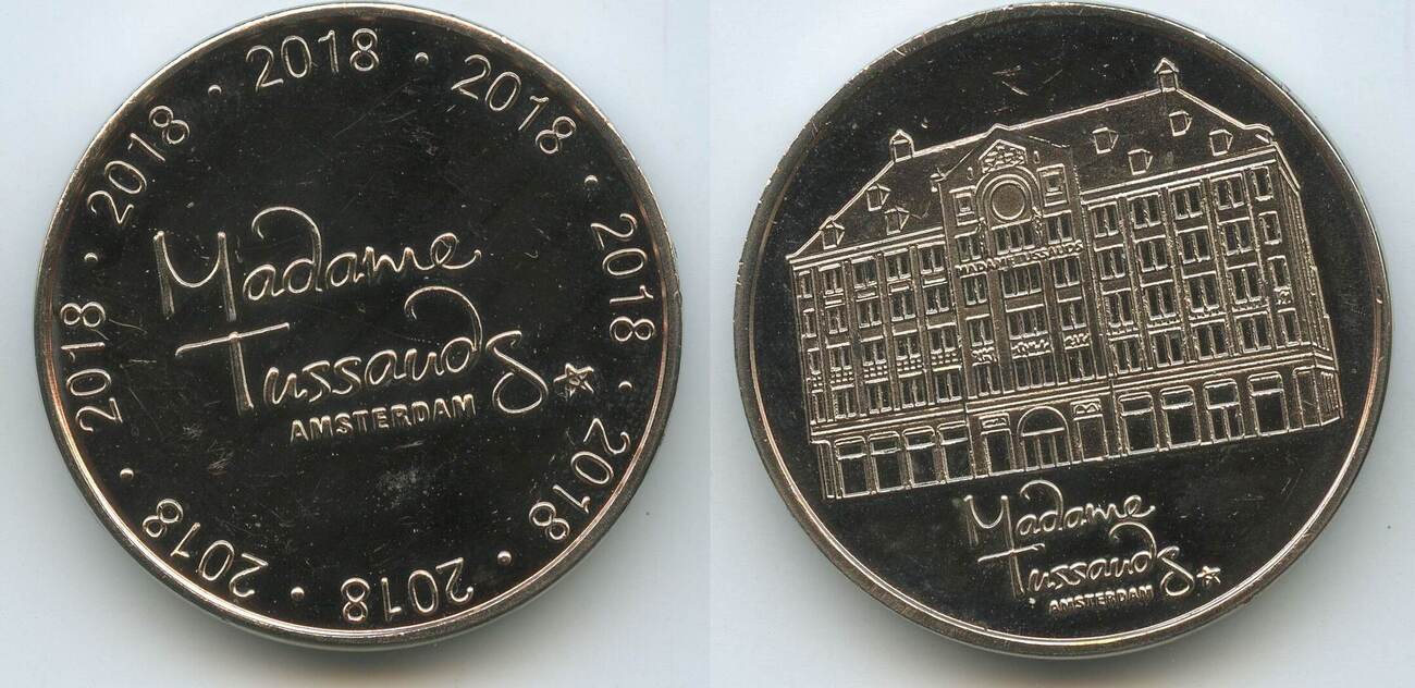 Niederlande Medaille Souvenir Token 2018 G13820 Madame Tussauds