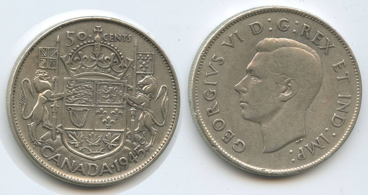 Kanada Cents Silber H King George Vi Canada