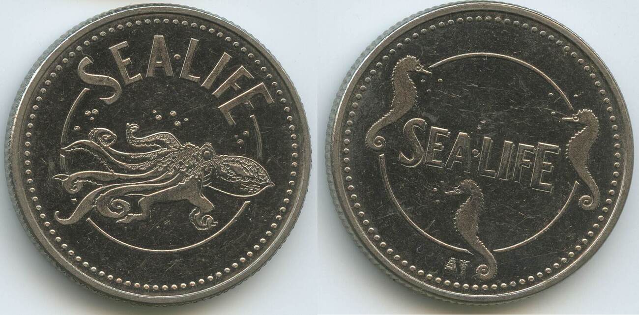 Deutschland Bundesrepublik Medaille SeaLife Souvenir Token nd. G16428