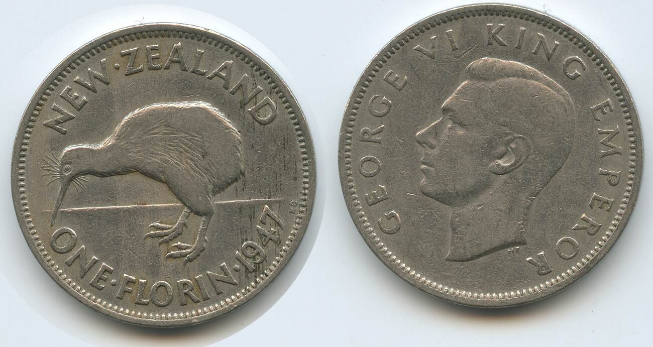 Umlaufmünze Neuseeland 1 Penny Neuseeland - New Zealand 6 Pence Cents 1947 1965 Verschiedene 1165796