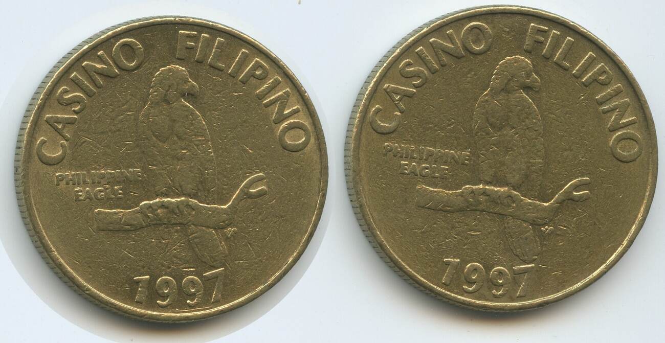 Philippinen Casino Chip Spielmarke Jeton Token 1997 G12104 Casino