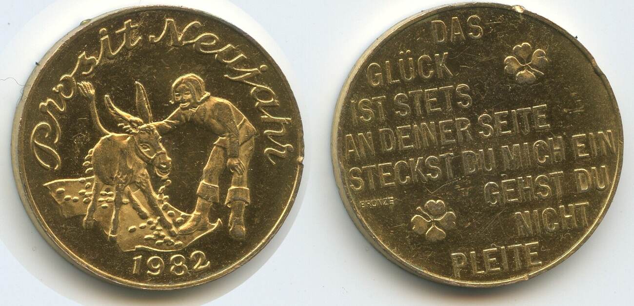 HARMILIY Glücksmünze Mit Schutzengel – Gravierte Münze 40 Mm In Geschenktasche | Vierblättriges Kleeblatt | Als Talisman Oder Andenken