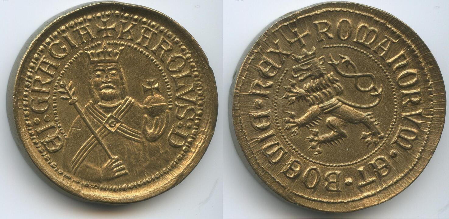 Tschechien B hmen Gro e Souveniermedaille Nd M 5616 Karl IV 1316 tschechien-b-hmen-gro-e-souveniermedaille-nd-m-5616-karl-iv-1316