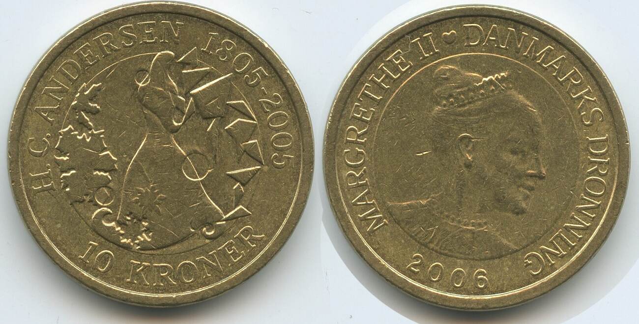 Dänemark 10 Kroner 2006 G8333 Hans Christian Andersen Snow Queen
