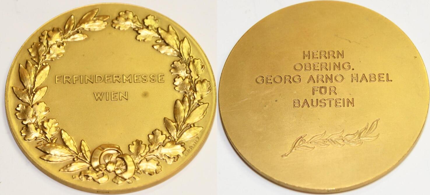 Österreich Große Medaille Erfindermesse Wien Nd M0083 Obering