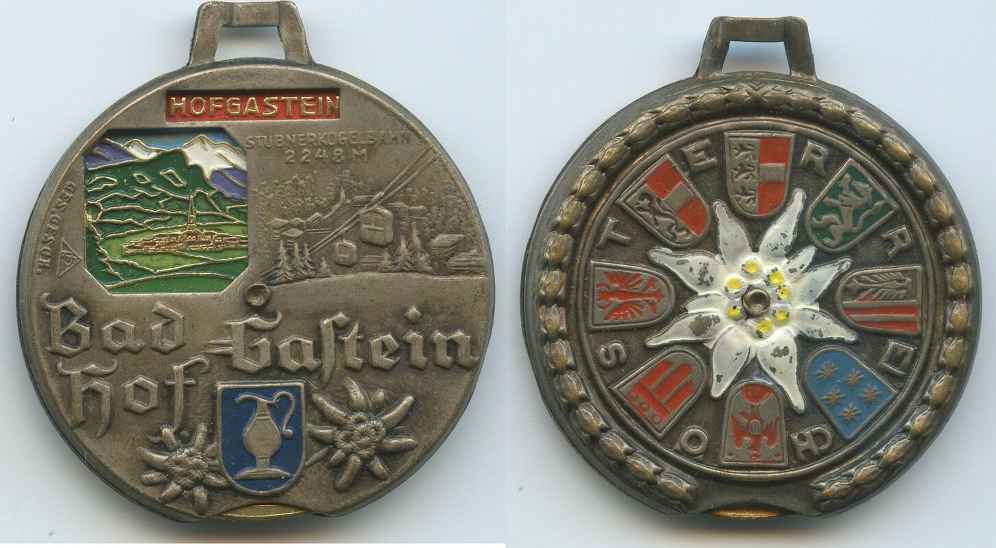 Insigne Médaille ULLR Tyrol Ski Montagne – « In Bergen Bin Ich Dein Schutz », Allemagne 1920