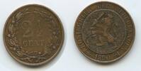 2½ Cents G13499 - Niederlande KM#108.2 Wilhelmina I.1890-1948 Netherlands -