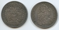 Österreich Hall Tirol ¼ Taler M#3186 RDR Karl VI.1711-1740