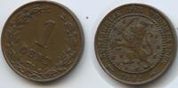 1 Cent G14509 - Netherlands KM#107.1 VF+ Wilhelm III.1849-1890 Niederlande -