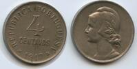 4 Centavos G16005 - Portugal KM#566 RAR Liberty Republica Portuguesa -