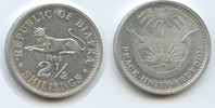 Biafra 2½ Shillings M#3586 - Republic of Biafra Peace Unity Freedom