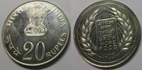 Indien 20 Rupees G2086 - India Scarce Silver Food for all FAO -