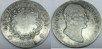 5 Francs GB1328 Frankreich AnXI. ~1803 KM#650.5 Premier Consul Bonaparte France -