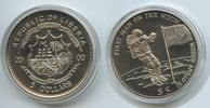 Liberia 5 Dollars M#3413 - First Man on the mon - Mission Apollo XI.
