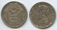 Monaco Fürstentum 5 Francs Silber H0092 - Prince Rainier III. -