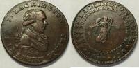 Half Penny GX599 - Großbritannien Token Lackington Finsbury Squarr RAR -