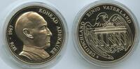 Medaille GY691 - Kanzler Konrad Adenauer 1876-1967 Bundesrepublik Deutschland -