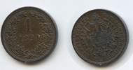 Österreich Habsburg Wien 1 Kreuzer M#3630 Kaiser Franz Joseph I.1848-1916