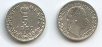 Österreich Habsburg Wien 5 Kreuzer M#3590 Kaiser Franz Joseph I.1848-1916
