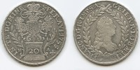 RDR Österreich Hall in Tirol 20 Kreuzer M3497 Franz I.1745–1765