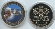 Medaille M3762 - Papst Benedikt XVI. Sydney Weltjugendtag Köln Farbauflage -