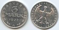 Deutsches Reich 3 Mark G10129 - Verfassungstag 11. August 1922 Weimar -