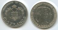 Monaco Fürstentum 100 Francs Silber M#5890 - Rainier III. - Heir Apparent Prince Albert -