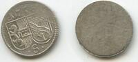 1 Pfennig GB1052 - Salzburg Erzbistum RAR Silber Schrattenbach 1753-1771 -