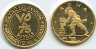 Ras al-Khaima - Ras al Khaimah 75 Riyals Gold M#5547 - Italien Soldat Roma 1870-1970 -