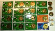 Fussball Medaillen Sammlung Diverse - 19 Medaillen mit Zertifikaten -