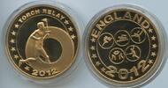 Medaille GY116 - England Torch Relay Sportmedaille -