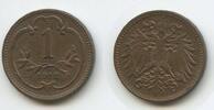 1 Heller G3964 - Österreich KM#2800 TOP Franz Joseph I. 1848-1916 -