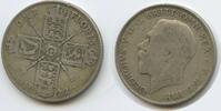 One Florin G2167 - Großbritannien KM#817a Silber George V. Great Britain -