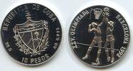 Kuba 10 Pesos M#3301 - Olympiade Barcelona "Basketball" Cuba -