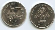 10 Rufiyaa GS507 - Maldive Islands AH1399-1979 KM#59 Weaving Woman Malediven -